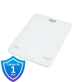 Ваги кухонні Adler AD 3177 білі USB