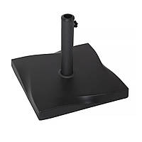 Стійка квадратна основа для парасольки, темно-сіра