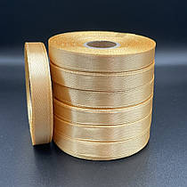 Стрічка атласна 1 см "Карамель"