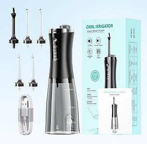 Іригатор для порожнини рота Visual Water Flosser C2 з 10-мегапіксельною камерою для зубів, 2 режими, 12 передач,, фото 3