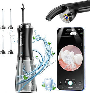 Іригатор для порожнини рота Visual Water Flosser C2 з 10-мегапіксельною камерою для зубів, 2 режими, 12 передач,, фото 1
