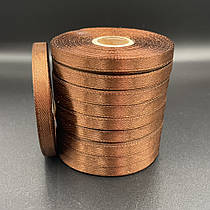 Стрічка атласна 6 мм "Коричнева"