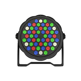 Повноцінний прожектор на світлодіодах PAPADISE PAR 54*3W RGB+UV
