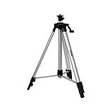 Нівелір лазерний самонівелюючий 5 зелених променів (точність ±3 мм/10 м) дальність 30 м з приладдям Yato YT-30440, фото 4