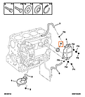 Прокладка блока вентиляції картера Fiat Ducato 244, Peugeot Boxer, Citroen Jumper (2002-2006) 2.8, 118505, фото 3