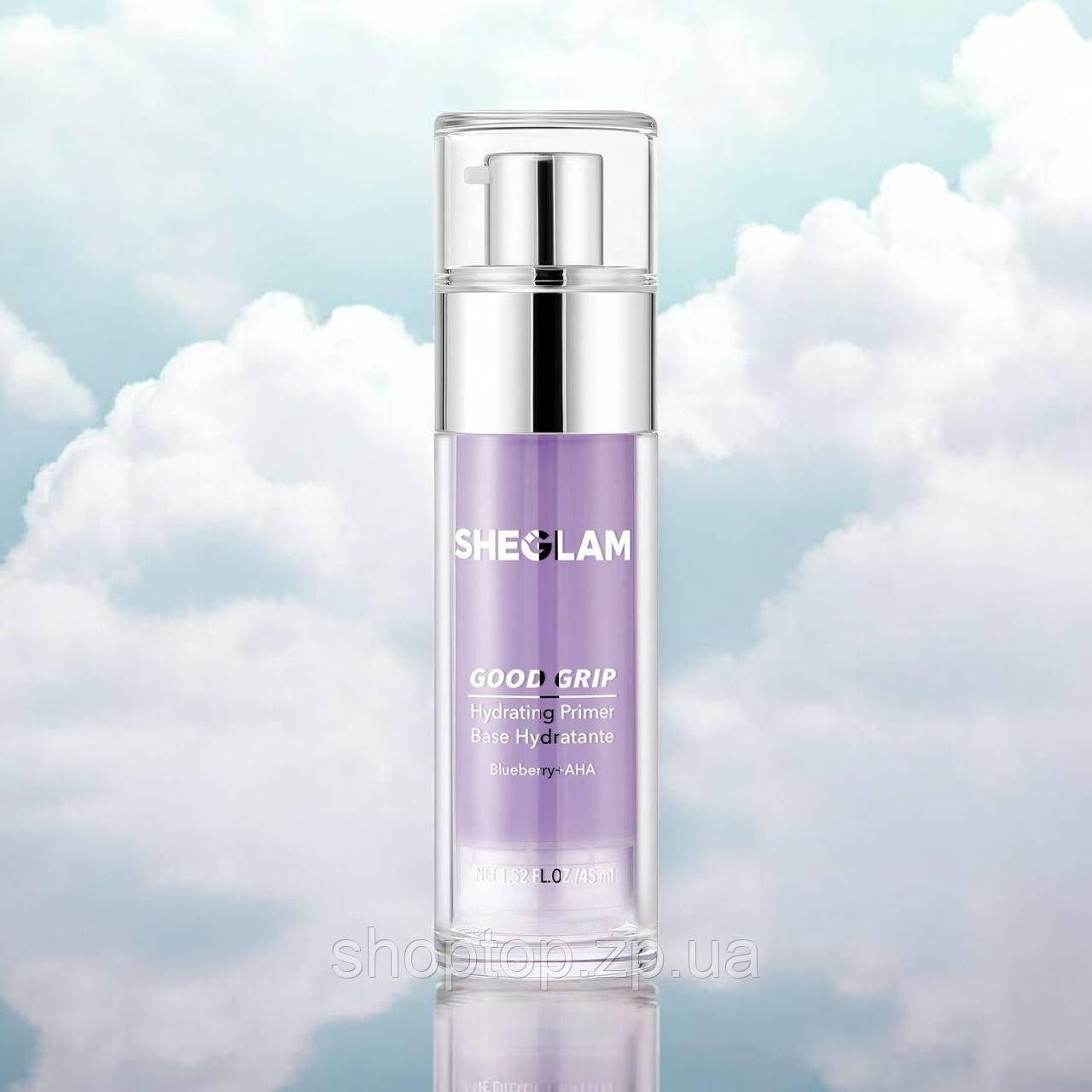 Зволожуючий праймер для обличчя Sheglam Good Grip Hydrating Primer-Blueberry + AHA