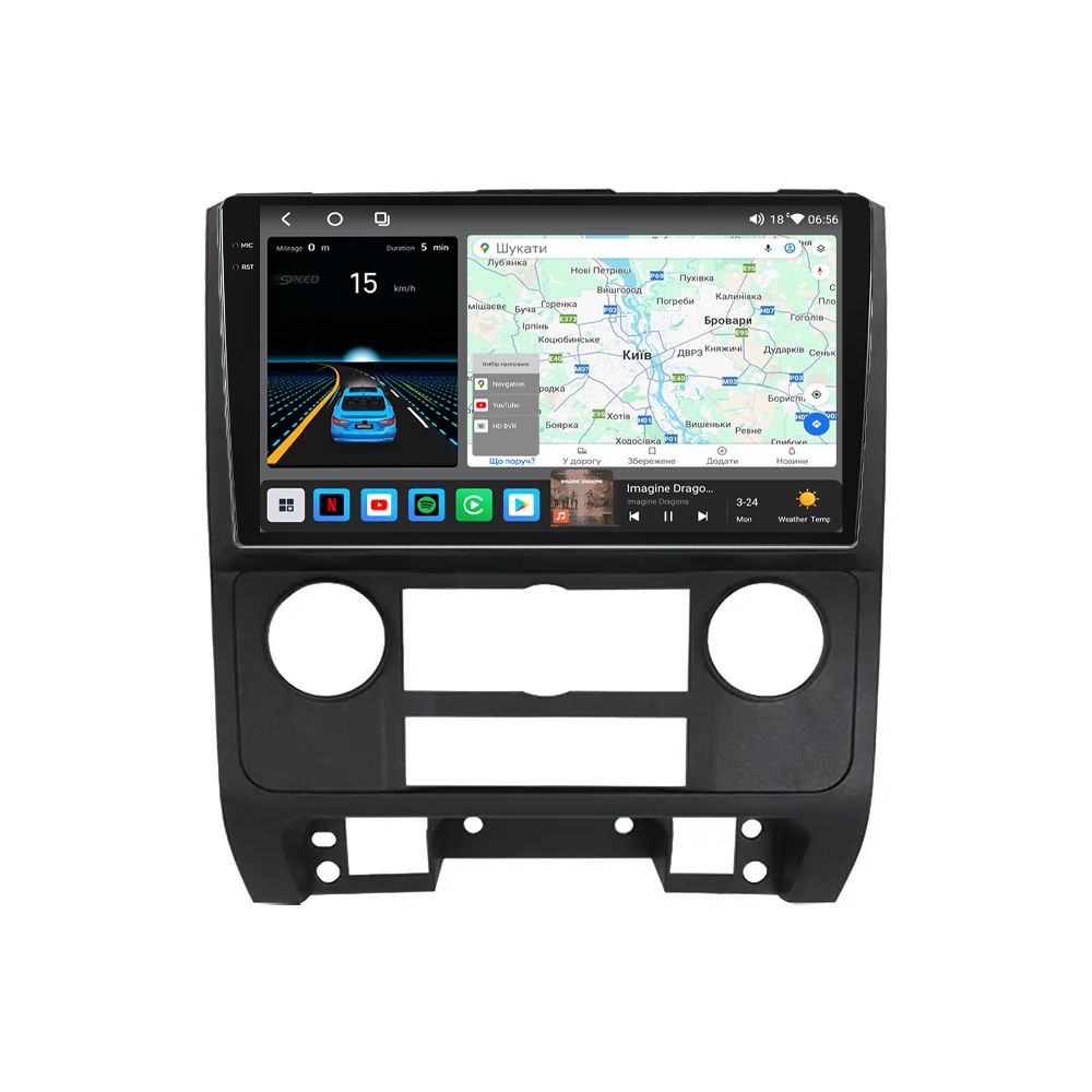 Штатна магнітола Mekede M6 Plus Ford Escape (2008-2010) CarPlay QleD