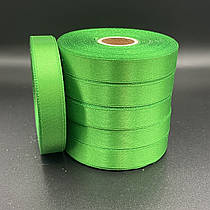 Стрічка атласна 1,2 см "Зелена"