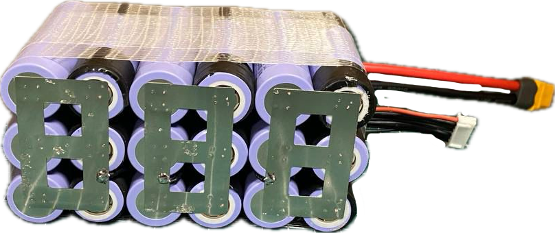 Аккумуляторная сборка 6S3P EVE 21700-40P: 12000mAh, 120A (150A-пик