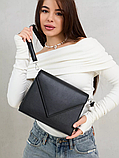Жіноча сумка 93530 крос-боді чорна, фото 4