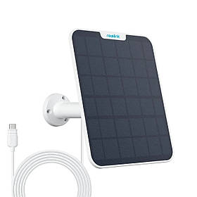 Сонячна панель Reolink Solar Panel 2 White — біла панель живлення для акумуляторних камер Reolink, кабель 4