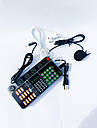 Новий M13 Voice Changer, Live Voice Card Voice Changer, ручний мікрофон.Змінювач голосу в реальному часі, фото 5