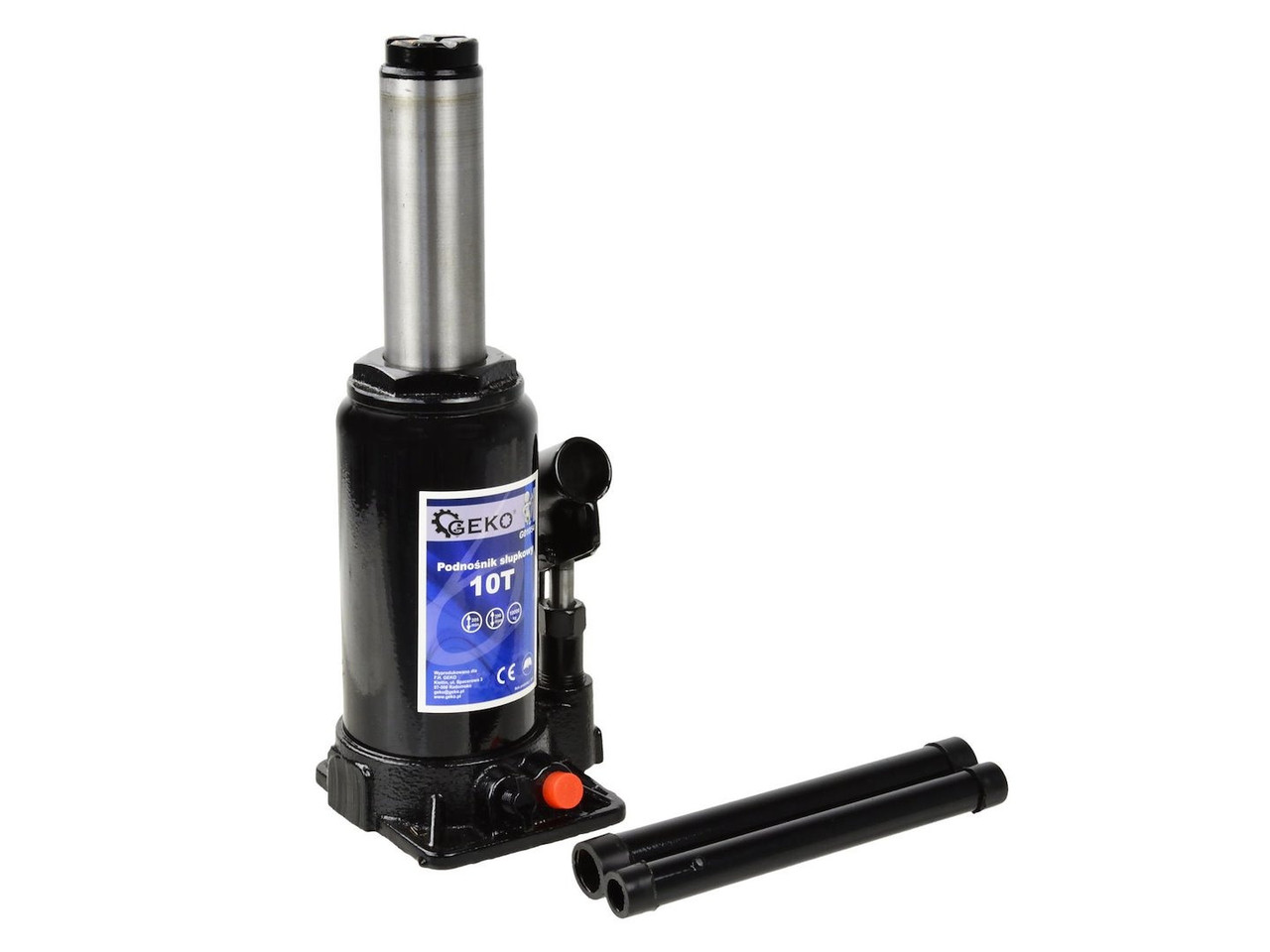 Домкрат гідравлічний пляшковий 10 тонн GEKO G01054