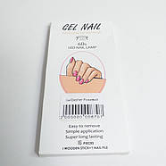 Гелеві наклейки на нігті Gel Nail HP016, 16 шт/уп, рожеві (KG-12720), фото 4