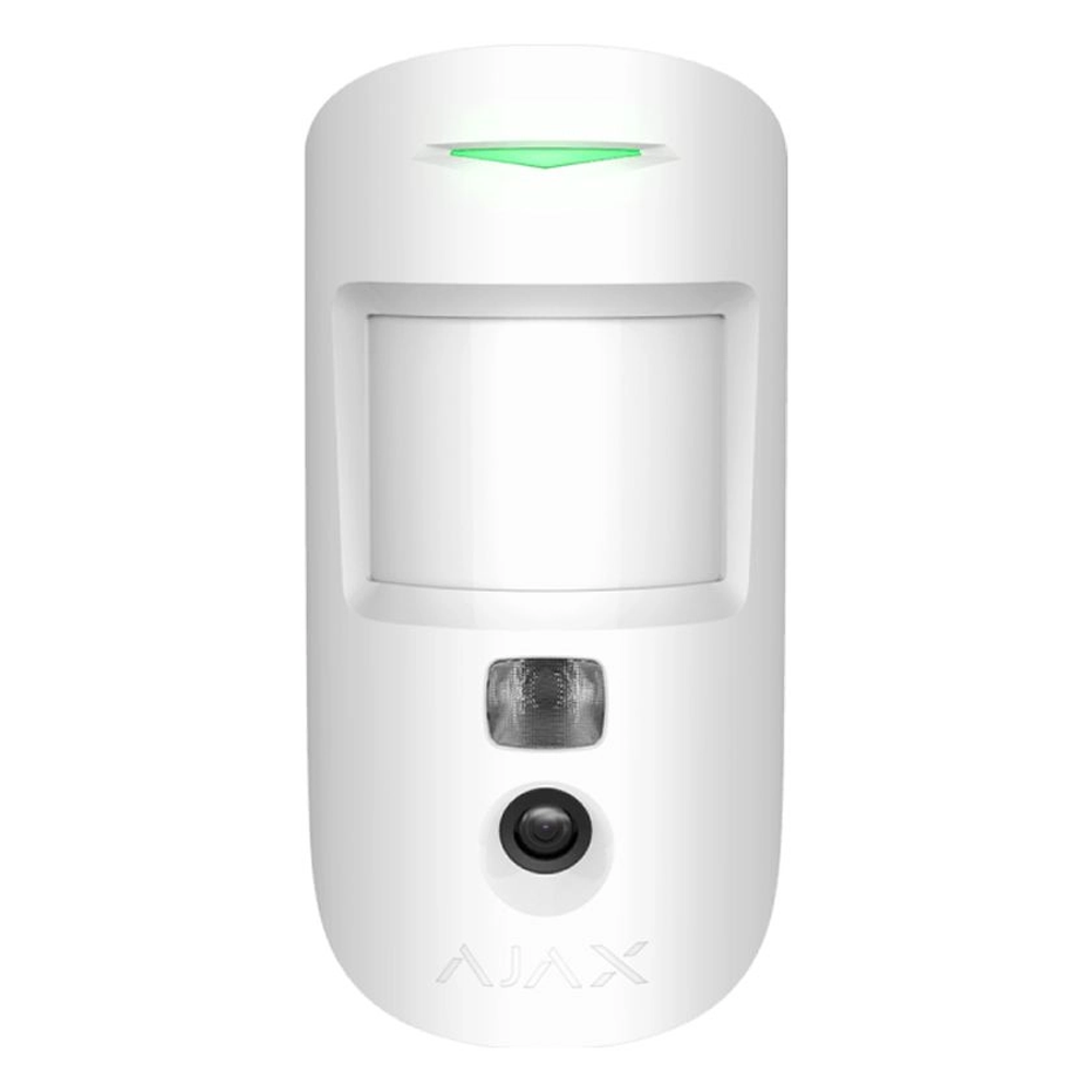 Бездротовий датчик руху Ajax MotionCam (PhOD) HDR white з фотоверифікацією і функцією «фото за запитом»