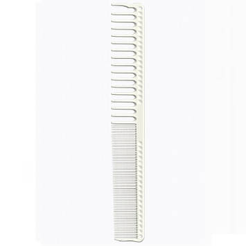 Гребінець JRL для стрижки волосся білий, 18,5 см (JRL-302)