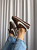 Жіночі кросівки Nike Cortez Vintage Suede Brown Кеди Найк Кортез коричневі текстиль замша демісезон, фото 11