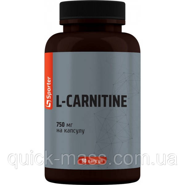 Л-карнитин Sporter L - carnitine 150 000 - 90 капс, фото 1
