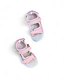 Дитячі босоніжки світяшки для дівчаток American Club Рожевий, фото 2