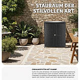 Садова шафа Monza з ротанга з алюмінієвим каркасом, фото 2