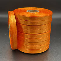 Стрічка атласна 6 мм "Жовтогаряча"