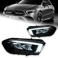 Світлодіодні передні фари для Mercedes-Benz W177 (2019–2021) A-Class, DRL, Bi Xenon лінзи