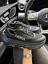 Кросівки Hoka Gore-Tex Black Взуття Хока чорні текстиль Гор Текс демісезон унісекс, фото 4