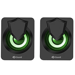 Акустика колонки для комп'ютера KISONLI L-1030 2х3W Чорний 55719