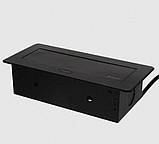 Вбудована розетка, висувна розетка Izoxis 21446 з USB портами, фото 6