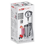 Міксер для коктейлів, спінювач молока Clatronic BM 3472 з хромованими елементами, фото 3