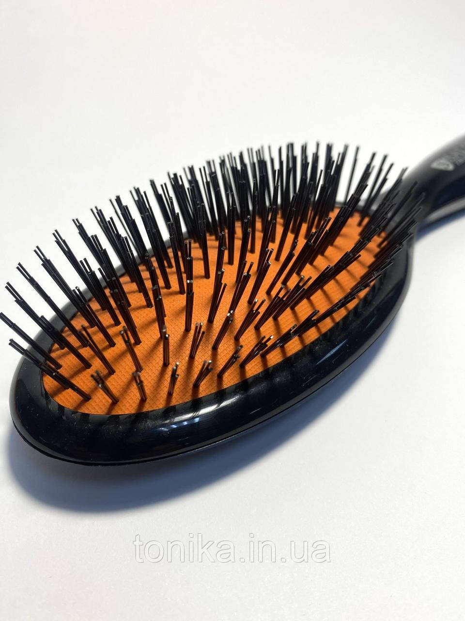 Salon Расческа - щётка с тройними зубьями  22 см/ гребінець - щітка, фото 1