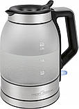 Електрочайник, скляний чайник ProfiCook PC-WKS 1215 G 2200 Вт 1,7 л, фото 3