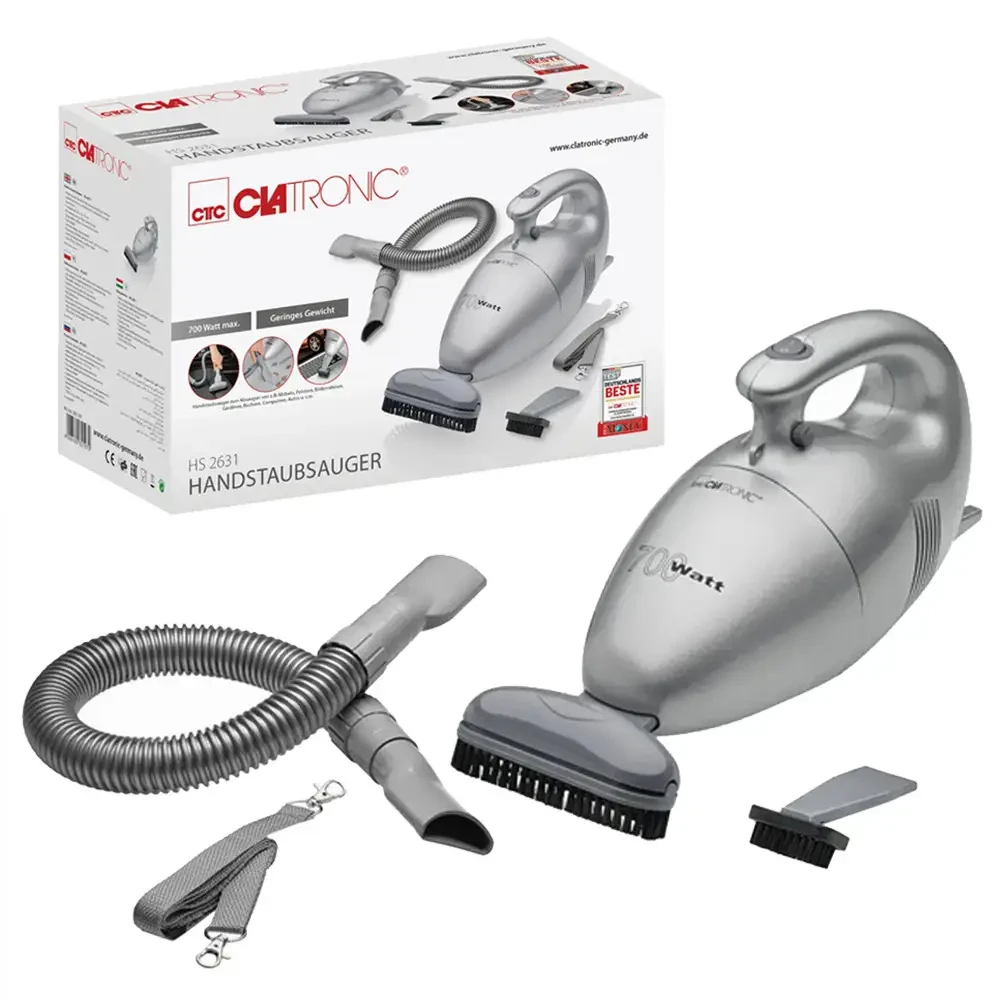 Ручний пилосос, автопилосос Clatronic HS 2631 700 Вт 6 м шнур