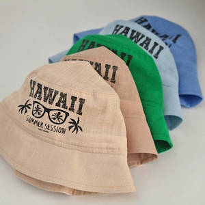 Дитяча панама Hawaii Summer Session бавовняна легка модель на резинці для хлопчиків розмір 50