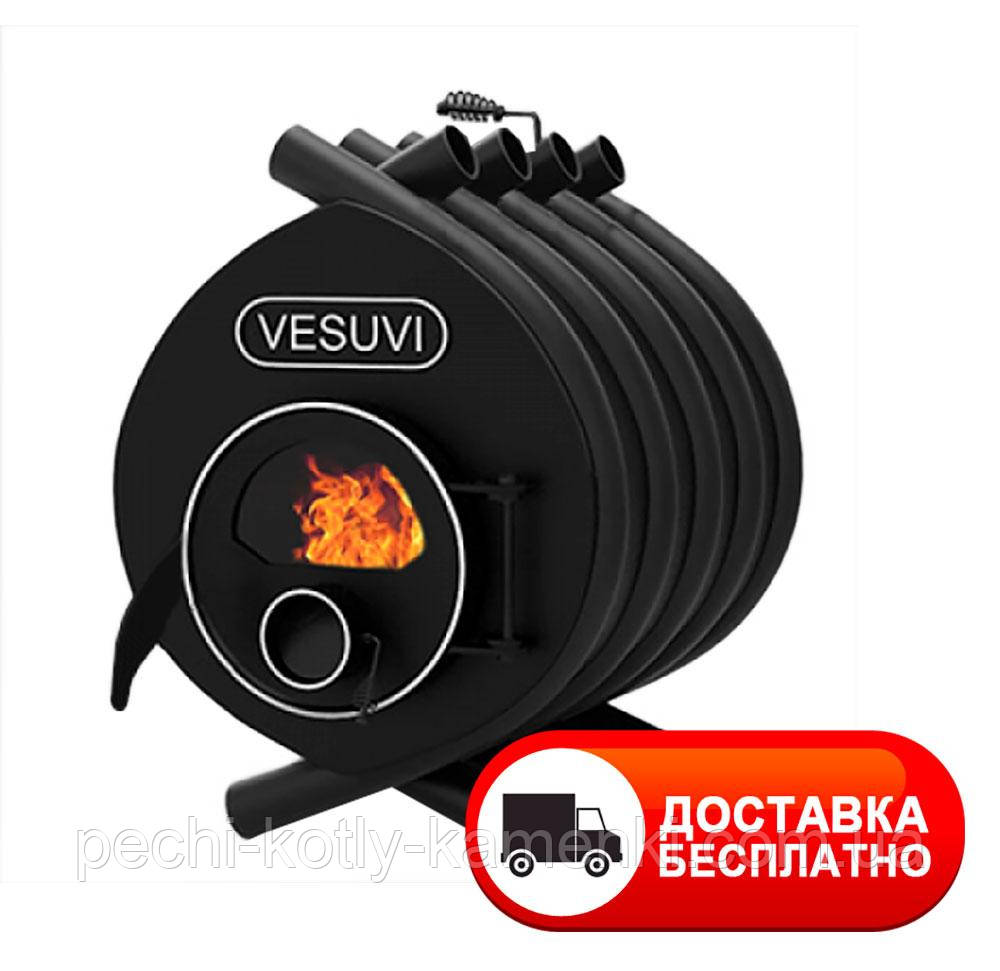 Піч калориферна бульер'ян "VESUVI" Класик тип 02 зі склом
