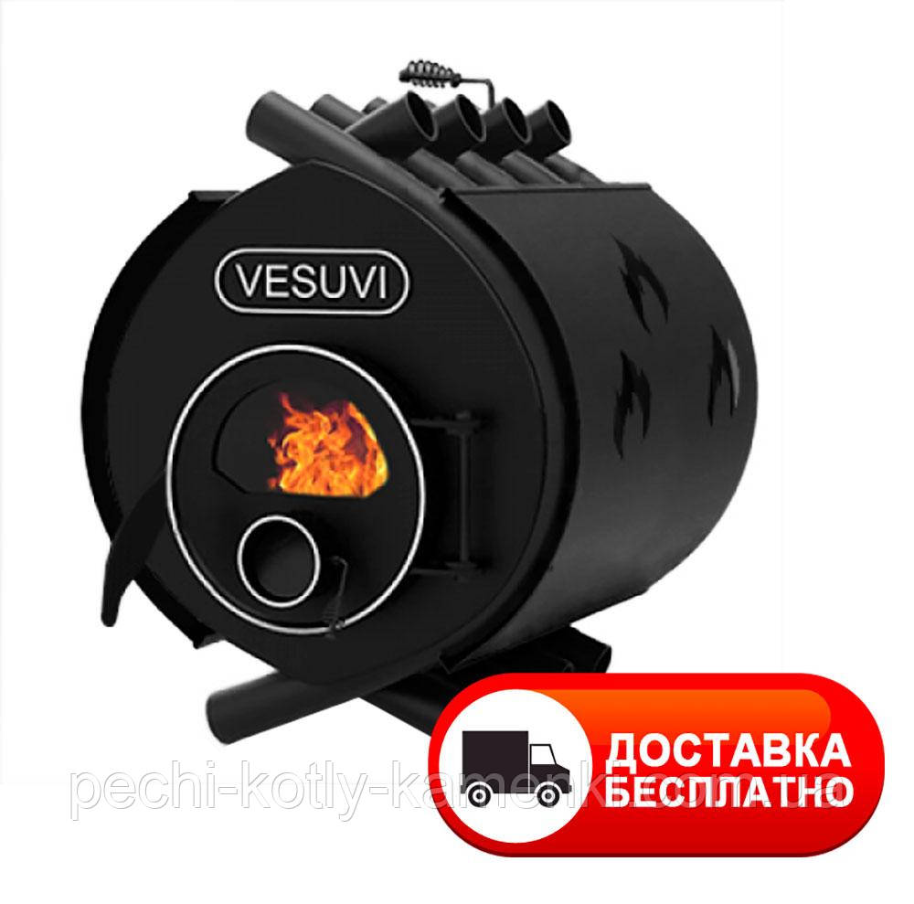 Піч калориферна бульер'ян "VESUVI" Класик тип 02 зі склом і перфорацією