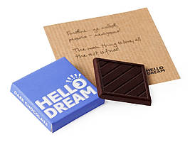 Шоколадки з передбаченнями, конвертик (чорний 5 г)