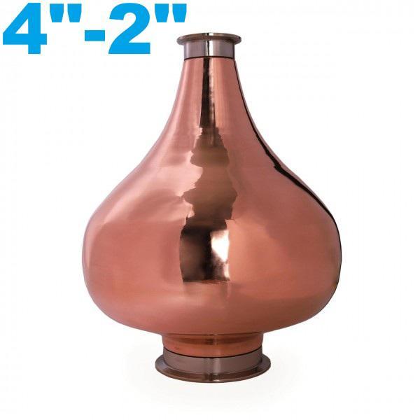 4" - 2" Мідний шолом для дистиляції
