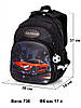 Рюкзак шкільний ортопедичний для хлопчика в 1-4 клас на два відділи червоний спорткар SkyName 1714, фото 10