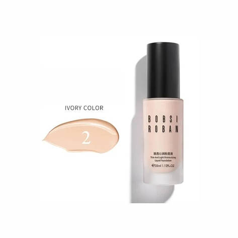 Зволожувальний тональний крем Dsiuan Bobsi Roban Liquid Foundation (02) SPF15 30 мл YU227, фото 1