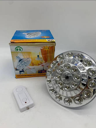 Аварійна кемпінгова світлодіодна лампочка з пультом LED SL-678. Світлодіодна лампа з акумулятором YU227, фото 1
