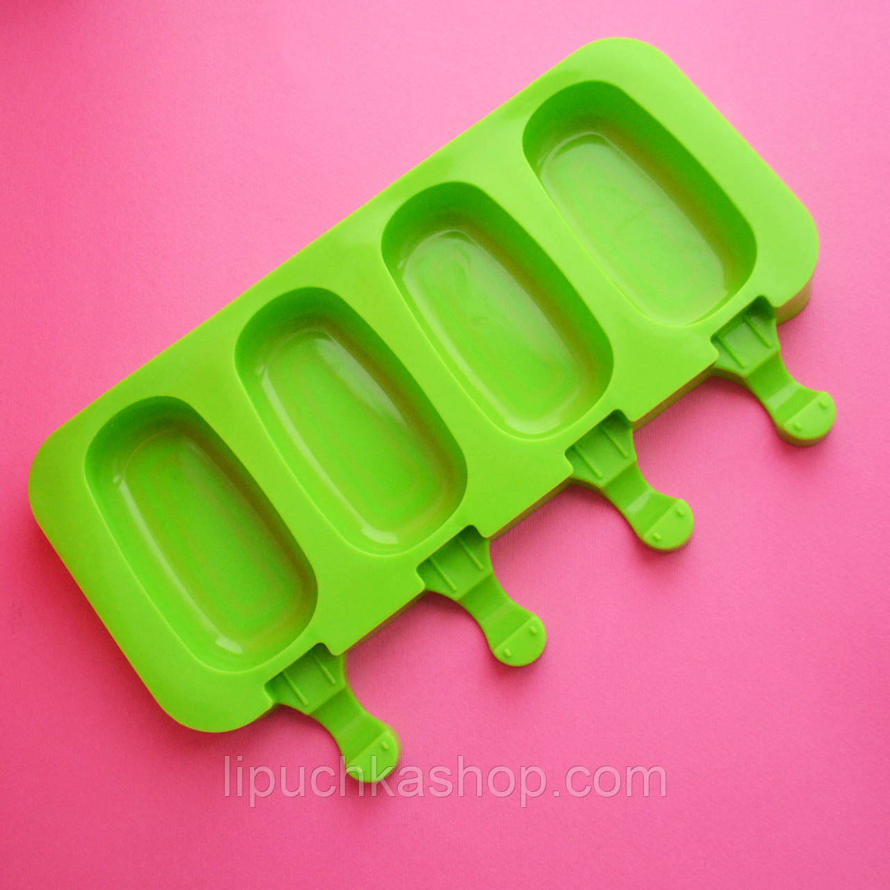 Форма силіконова для ескімо на 4 шт — форма для морозива та десертів, фото 1