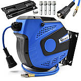 Пневматичний шланг на котушці 6.5х10 мм 14 м geko g03191, повітряний шланг, шланг для повітря на бобіні, фото 7