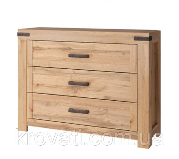 Комод 3Ш Мортіз, Меблі Сервіс, Дуб вотан