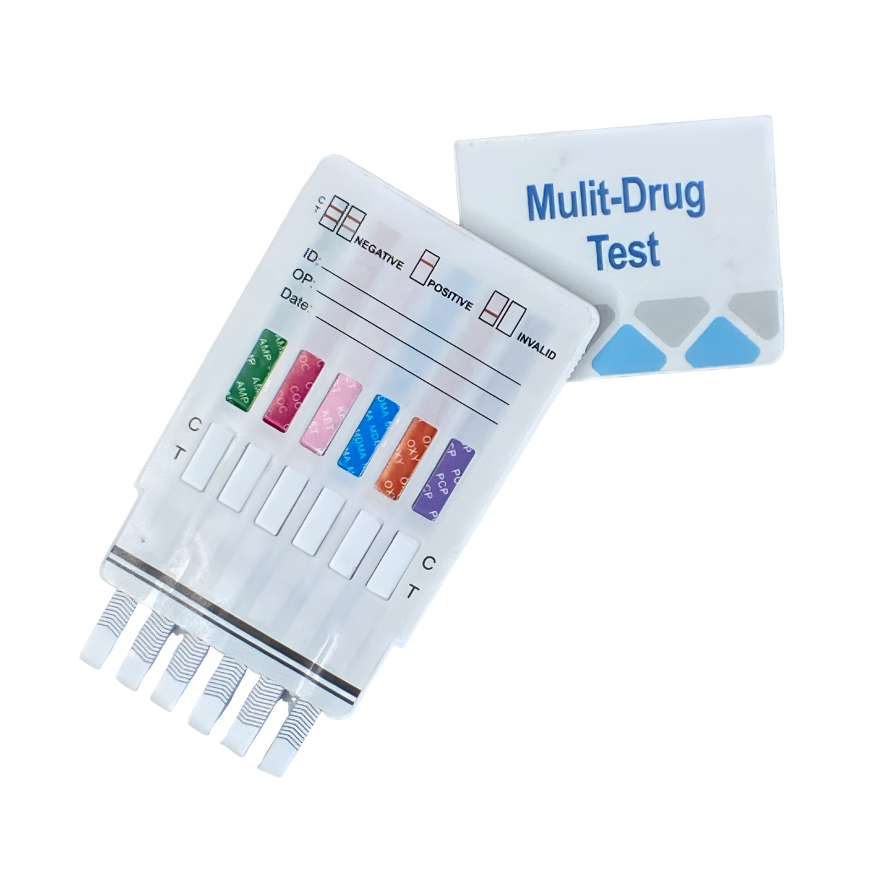 Швидкий тест для визначення наркотиків (AMP, THC, MOR, COC, BAR, MET, BZO, MDMA, BUP, MTD), сеча