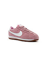 Жіночі кросівки Nike Cortez Vintage Suede Pink Кеди Найк Кортез рожеві замша демісезон, фото 3