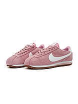 Жіночі кросівки Nike Cortez Vintage Suede Pink Кеди Найк Кортез рожеві замша демісезон, фото 4