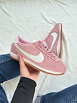 Жіночі кросівки Nike Cortez Vintage Suede Pink Кеди Найк Кортез рожеві замша демісезон, фото 6
