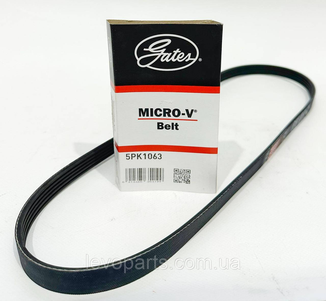 Ремінь ГУР (гідропідсилювача керма) Mitsubishi Lancer IX (Міцубісі Лансер 9) 1.6 Gates Бельгія, фото 1