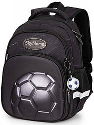 Рюкзак ортопедичний шкільний для хлопчика 1-4 й клас "Футбольний М'яч" Winner One SkyName 1713 30х18х37 см
